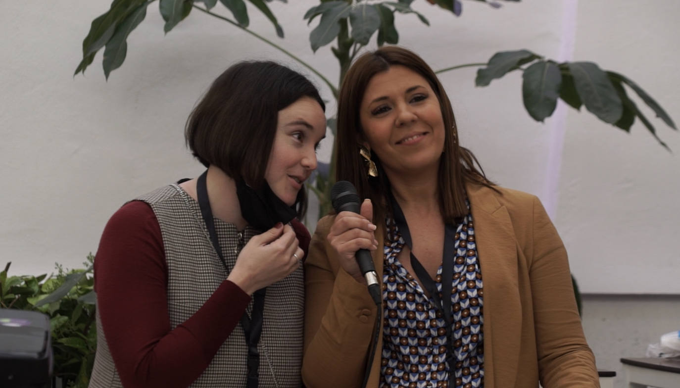 Iris Montoya y Miriam González, organizadoras del Womenpowerment.