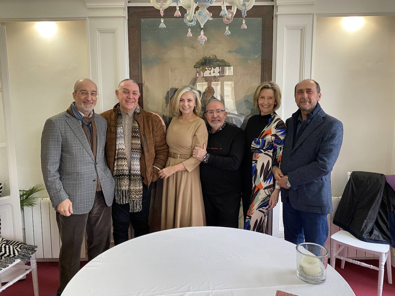 Joaquín Ortega, Esteban Rodríguez, Mar Evangelio, Amado Ortells, Pepa Llorens y Enrique Gastaldi.