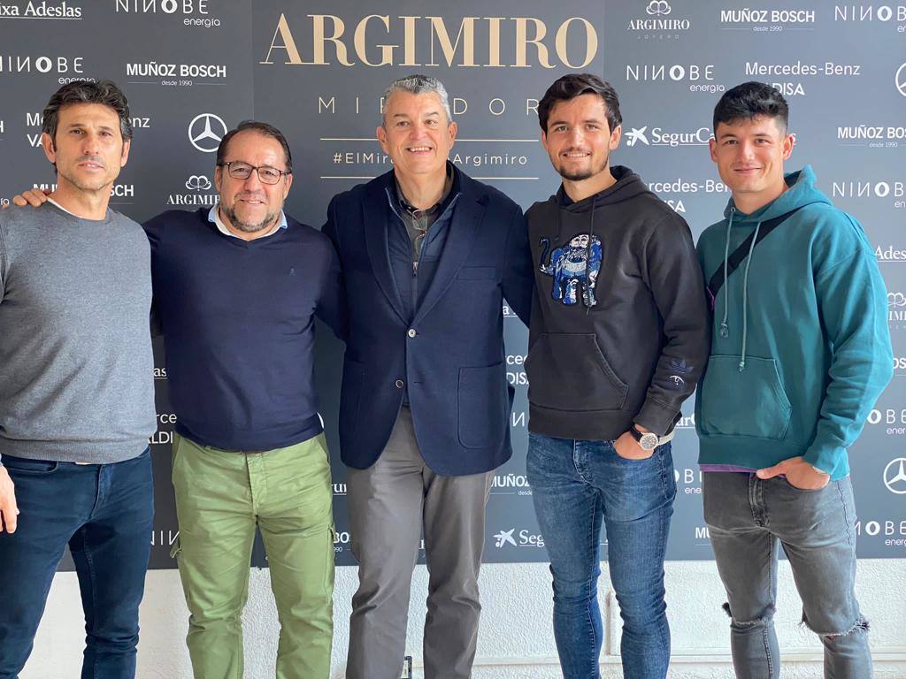 Alberto Pardo Ibáñez, Víctor del Estal, Argimiro Aguilar, Hugo Guillamon y Chimo Guillamon.