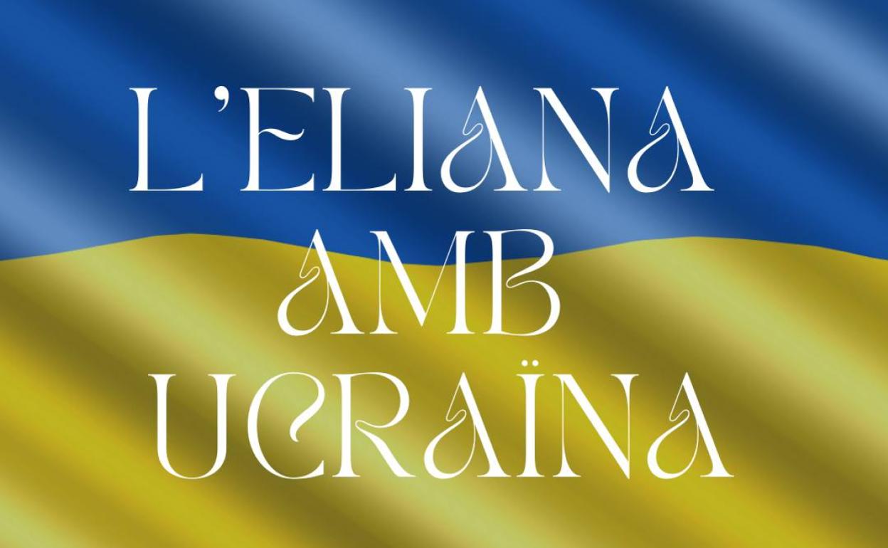 Cartel solidario de l'Eliana. 