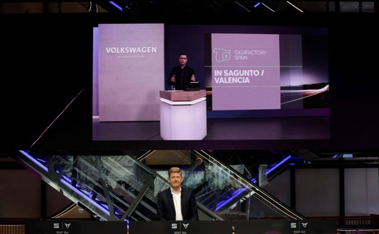 Rueda de prensa de Volkswagen. 