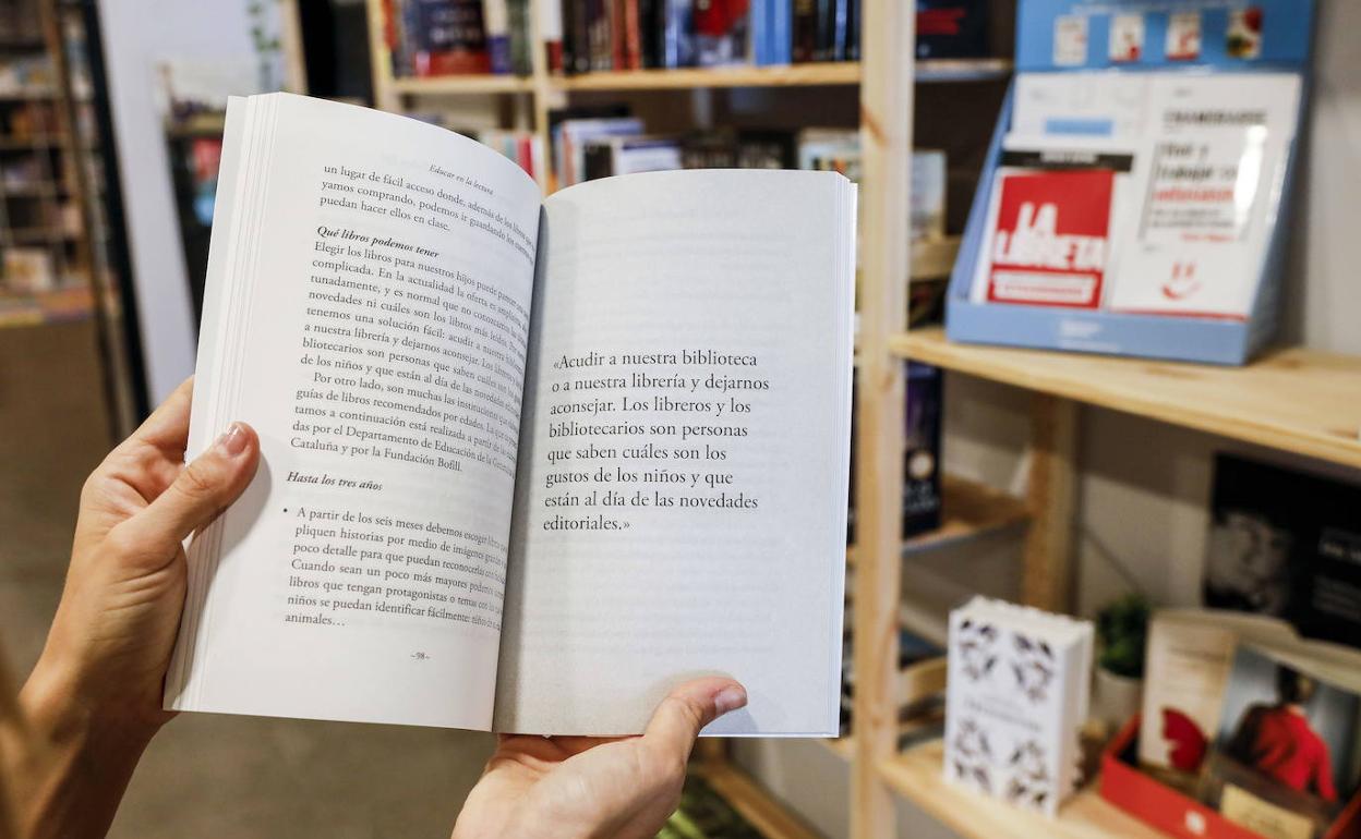 Una librería de Valencia. 