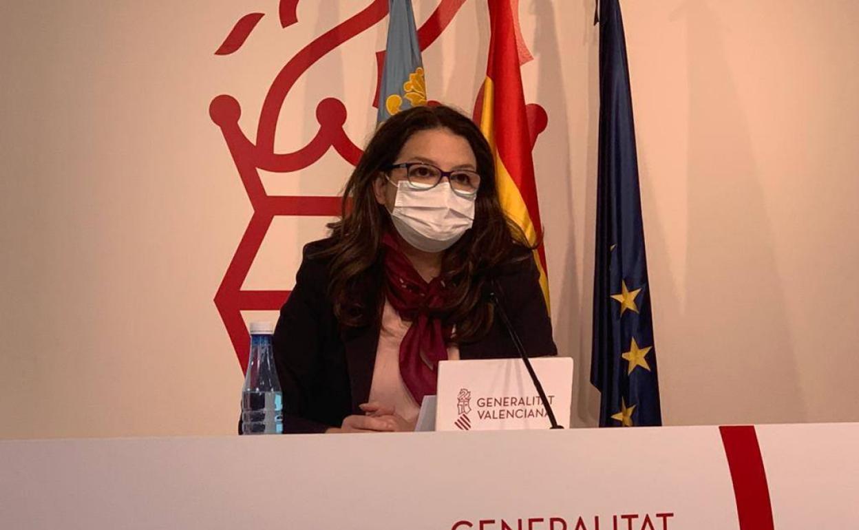 La vicepresidenta del Consell, Mónica Oltra. 