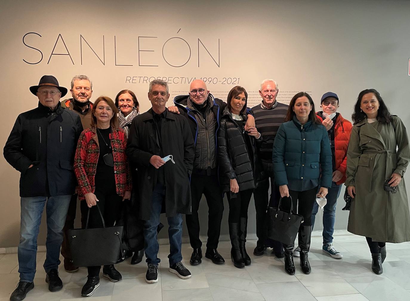 El club Moddos visita la exposición de Sanleón.