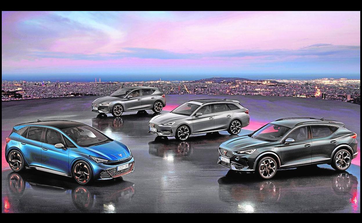 Los modelos de Cupra apuestan por la electrificación sin perder la imagen deportiva de la marca.