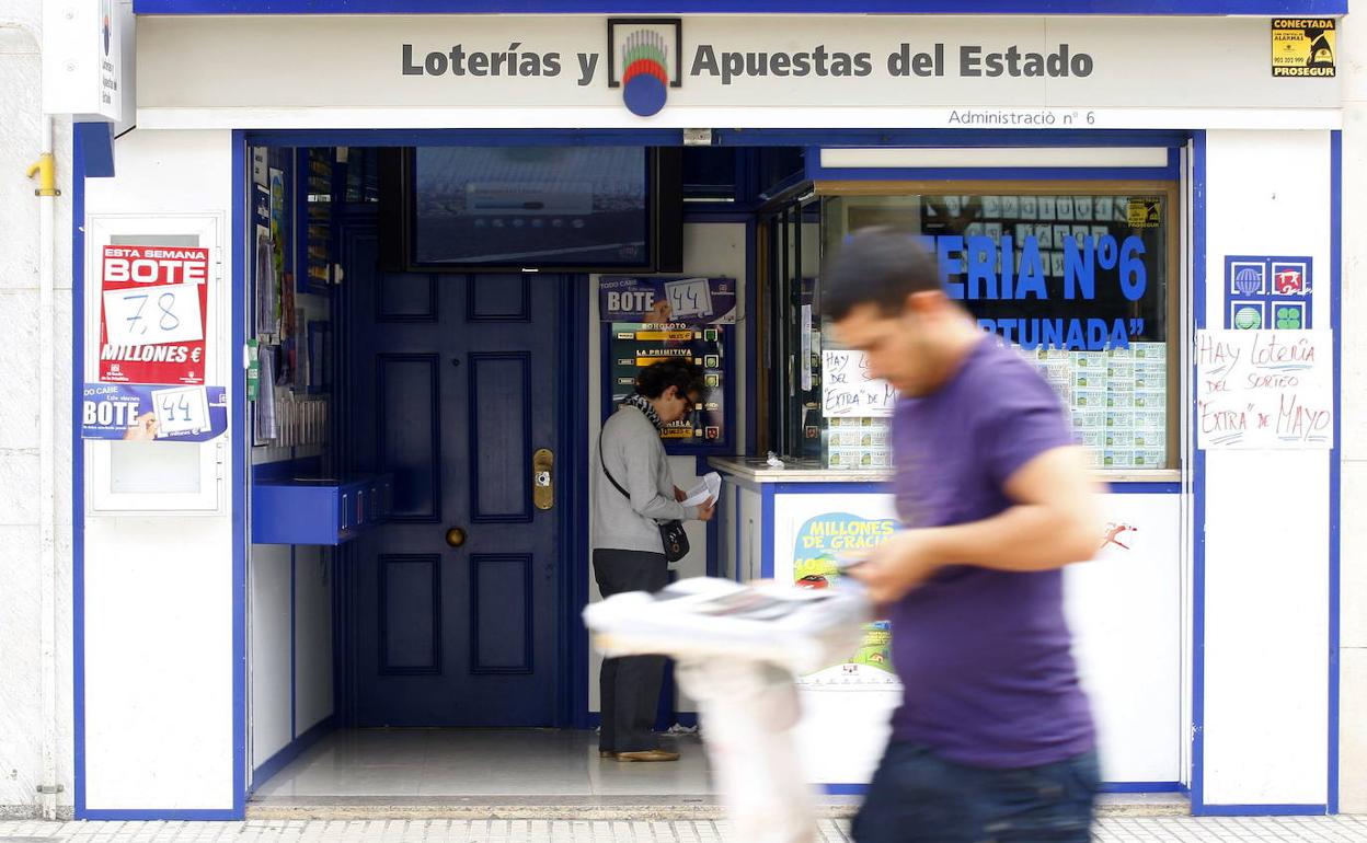 Una administración de lotería.
