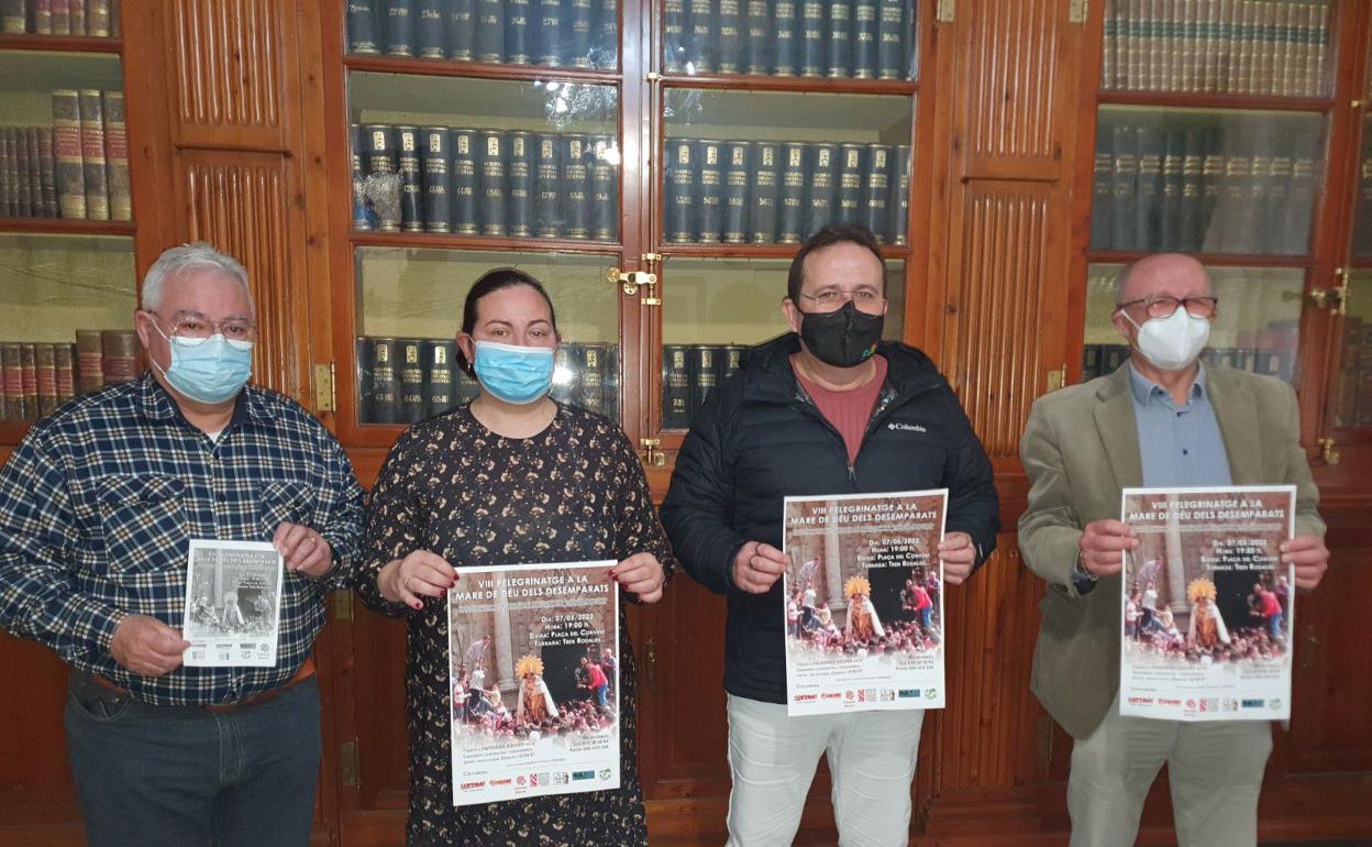 Presentación del peregrinaje a Valencia.