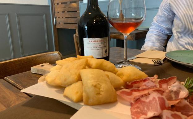 Gnocco fritto con coppa