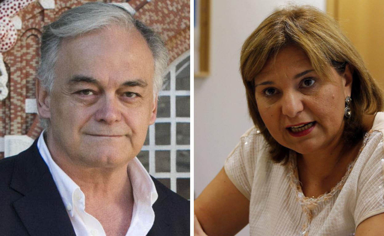 Esteban González Pons e Isabel Bonig. 