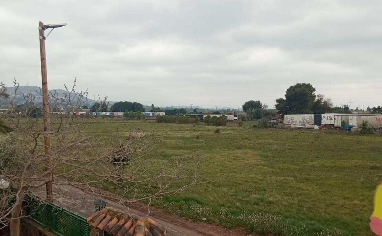 Una de las campas ubicadas en la zona de Mas de don Pedro. 