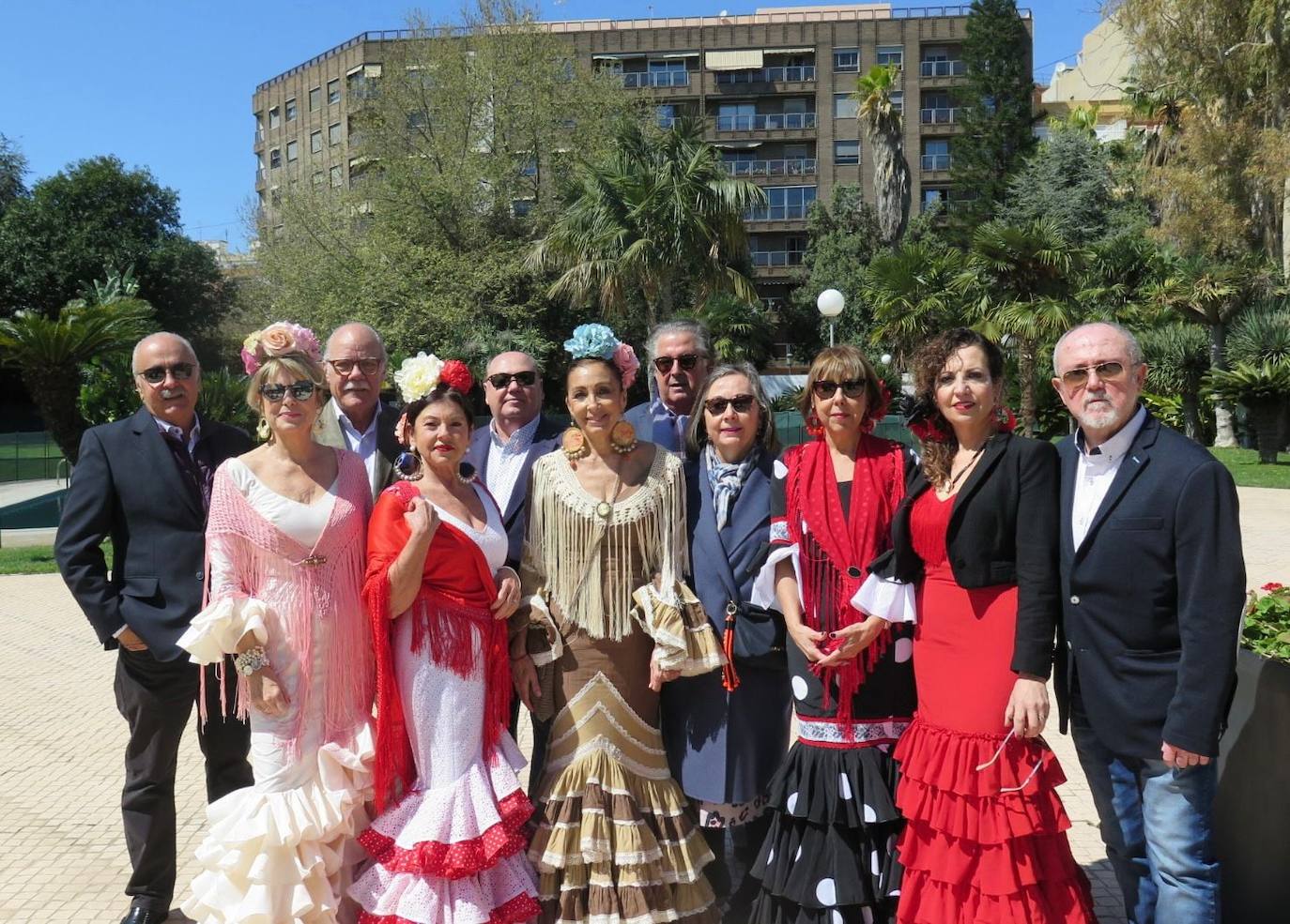 La familia Mortes, en el evento celebrado en la Hípica.