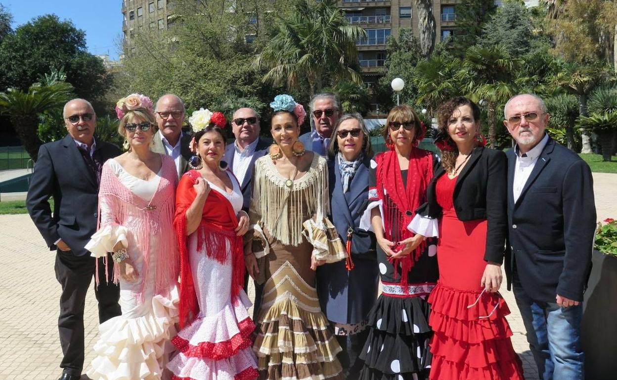 La familia Mortes, en el evento celebrado en la Hípica.