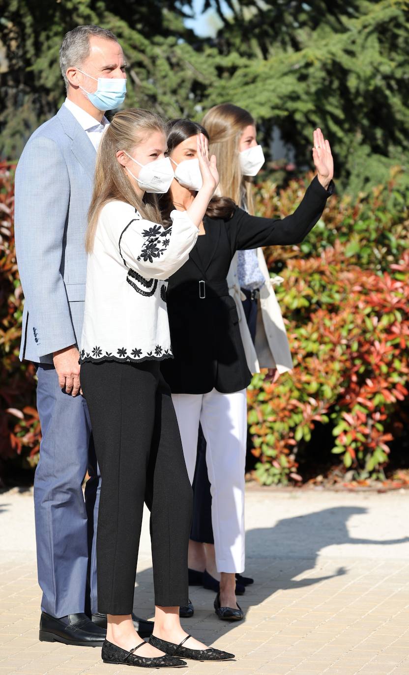 Fotos: La esperada reaparición de la Princesa Leonor tras su marcha a Gales