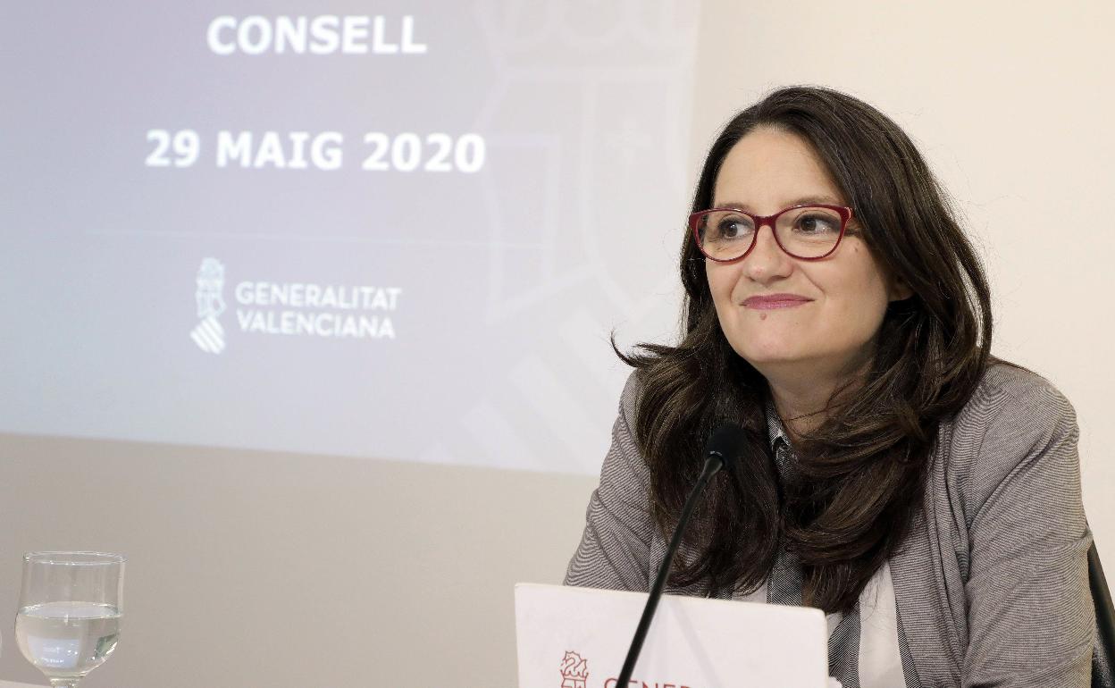 La vicepresidenta del Consell y conselleria de Igualdad y Políticas Sociales, Mónica Oltra. 