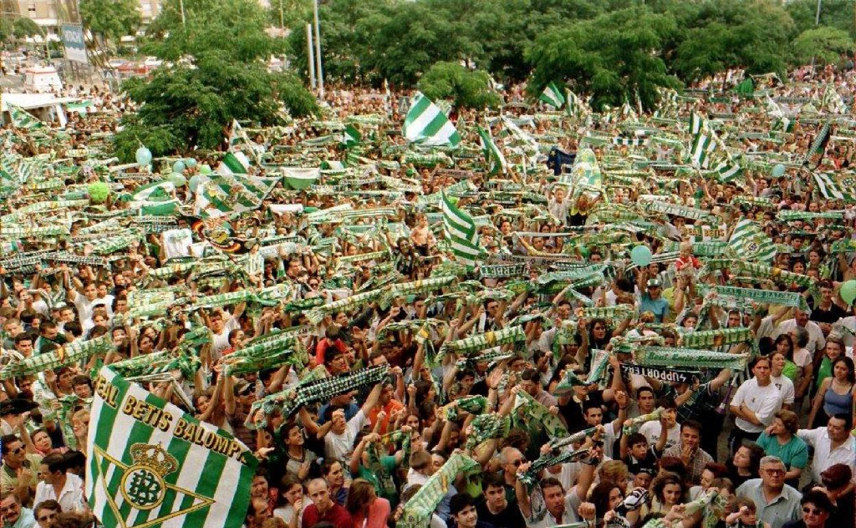 Aficionados del Betis, imagen de archivo.