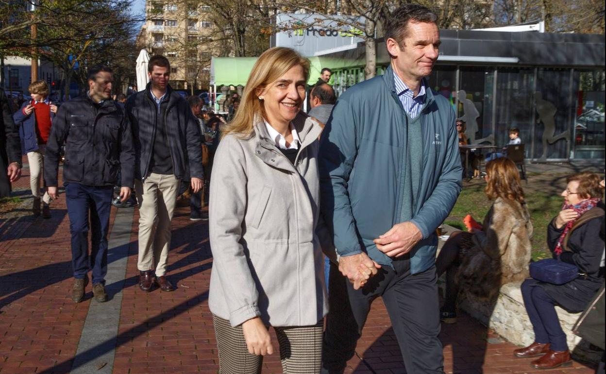 La infanta Cristina e Iñaki Urdangarín. 