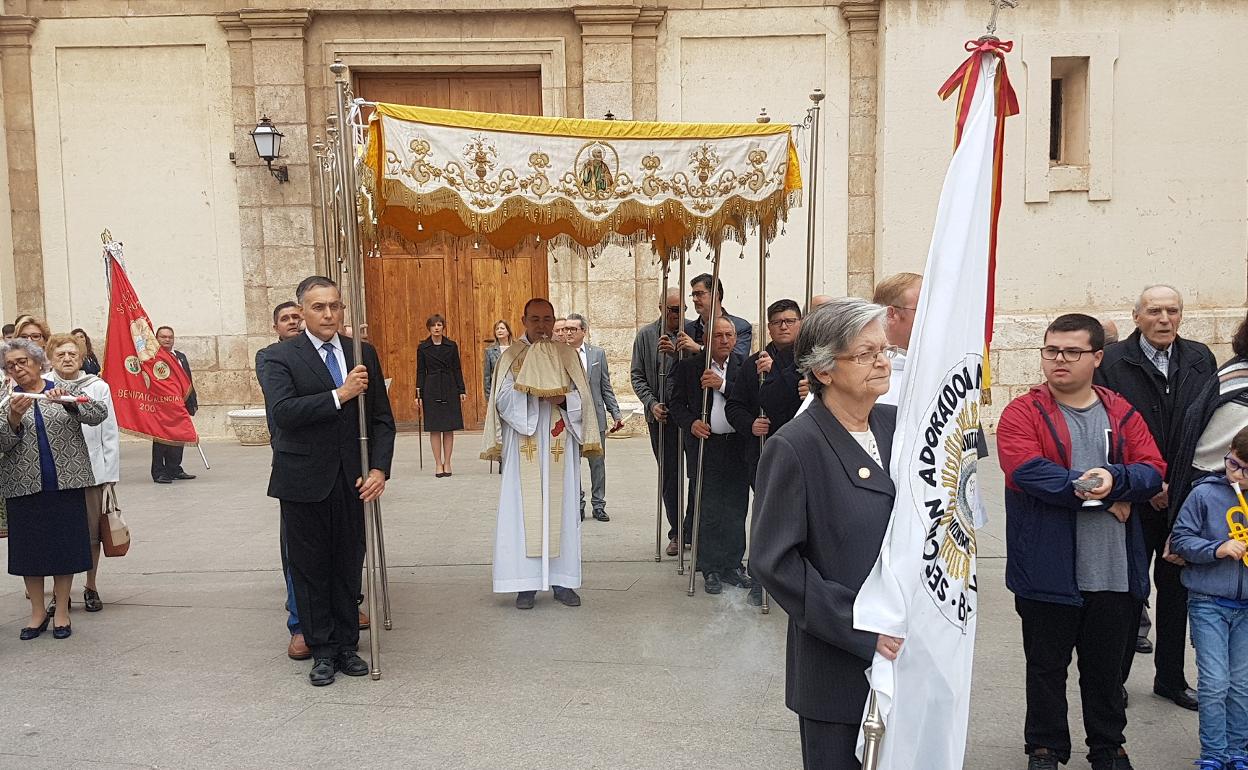 Procesión celebrada en años anteriores. 