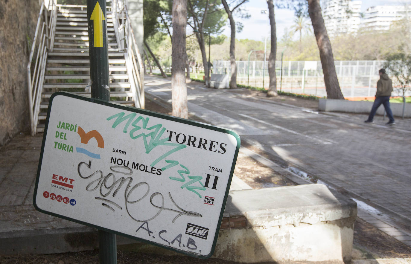 Fotos: El deterioro del Jardín del Turia de Valencia