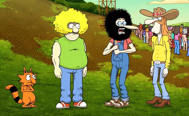 Un fotograma de 'The Freak Brothers'.