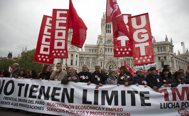 La manifestación del 1 de mayo de UGT y CCOO en tu ciudad: horario de salida y recorrido en 2022