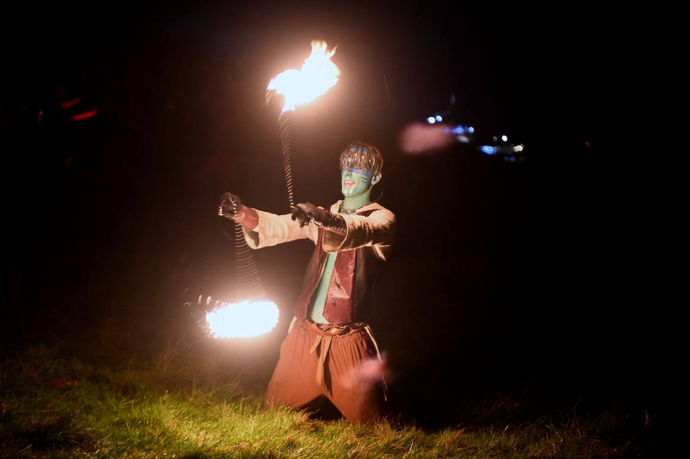 Fotos: Así es el Festival del Fuego de Beltane, el ritual que marca el inicio del verano