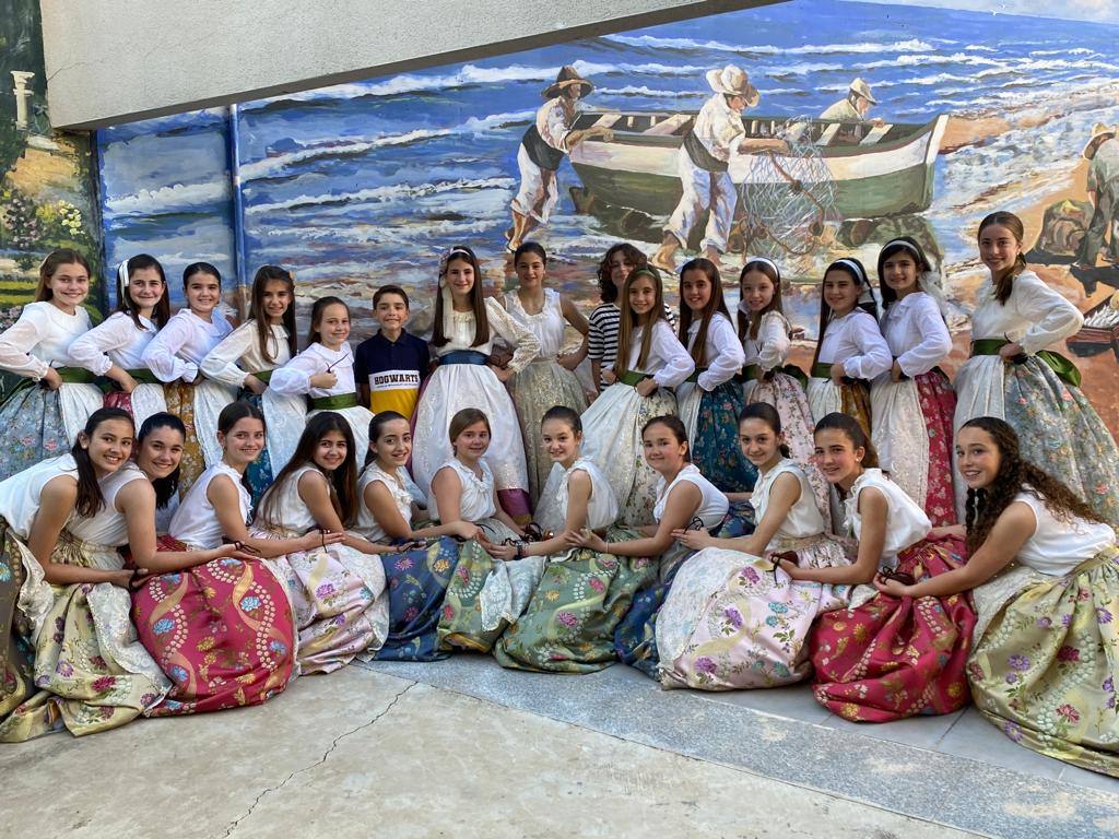 Fotos: Ensayo de la Dansà 2022 en honor a la Virgen de los Desamparados