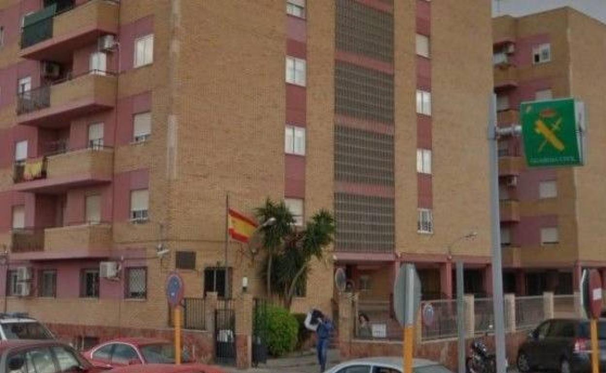 El cuartel de la Guardia Civil de Paiporta. 