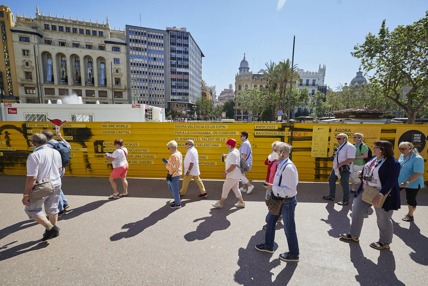 Fotos: Los cruceristas toman el centro de Valencia
