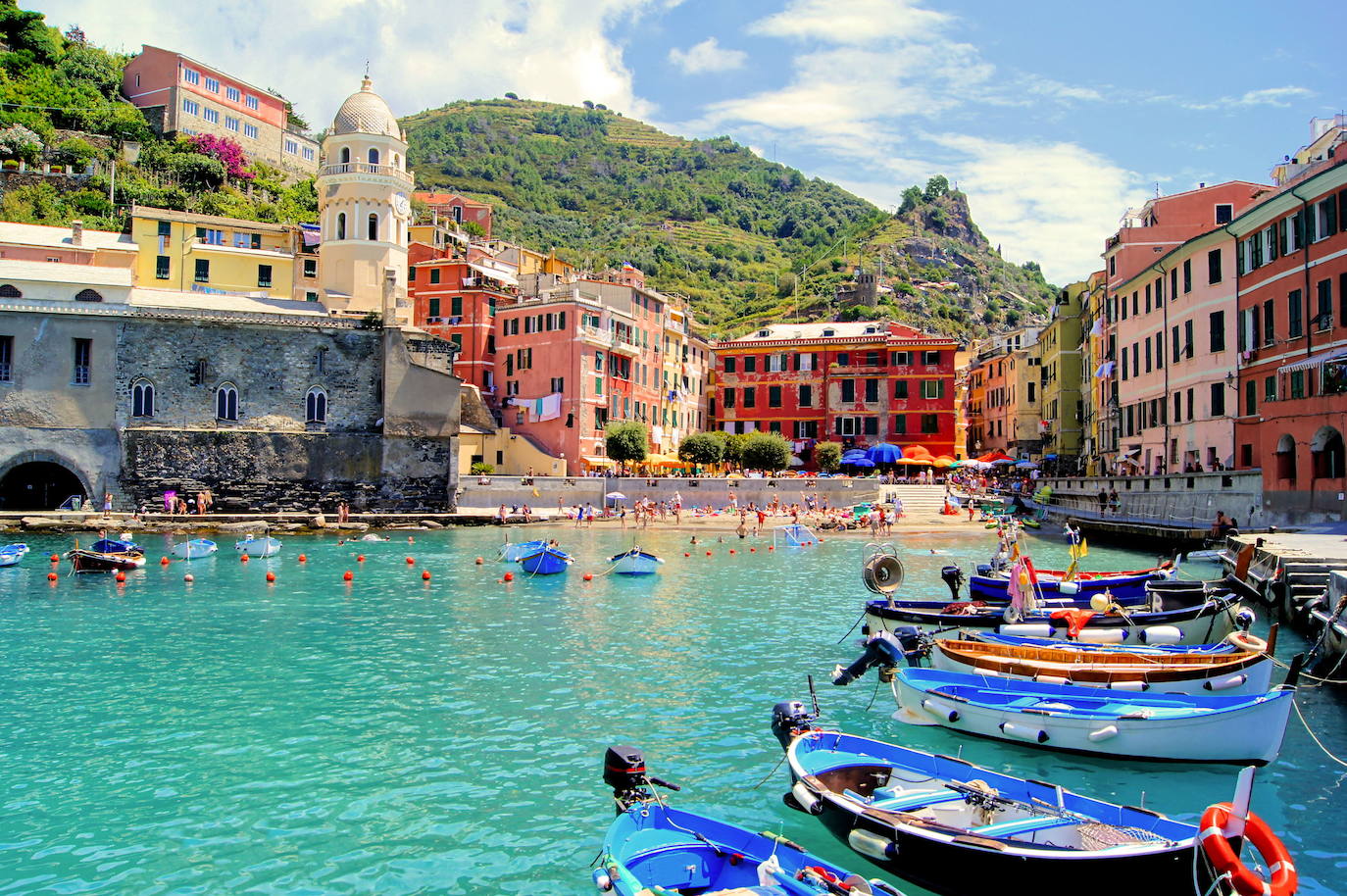 Manarola (Italia).