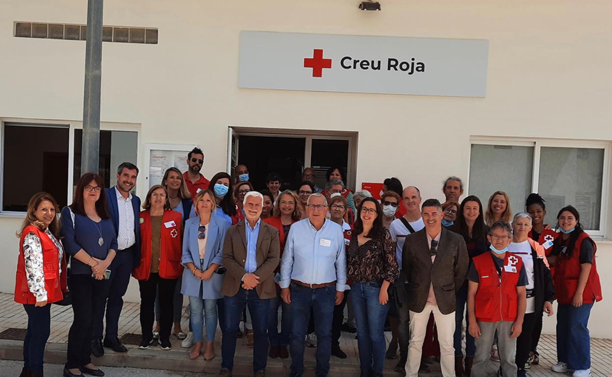 Imagen de la inauguración de las nuevas instalaciones de Cruz Roja en Altea