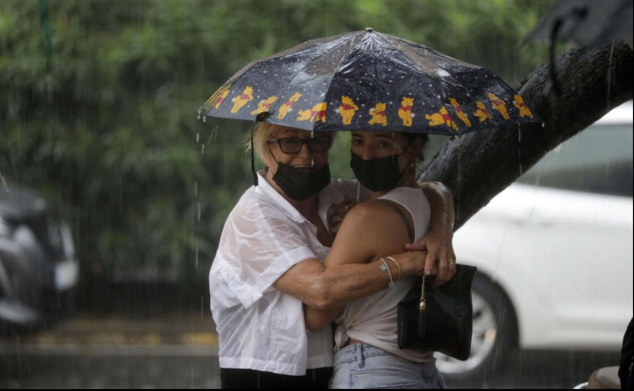 Lluvias en Valencia.