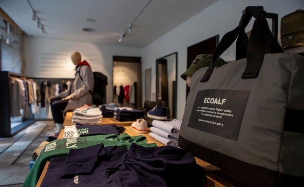 La nueva tienda de Ecoalf, en el centro de Madrid. 