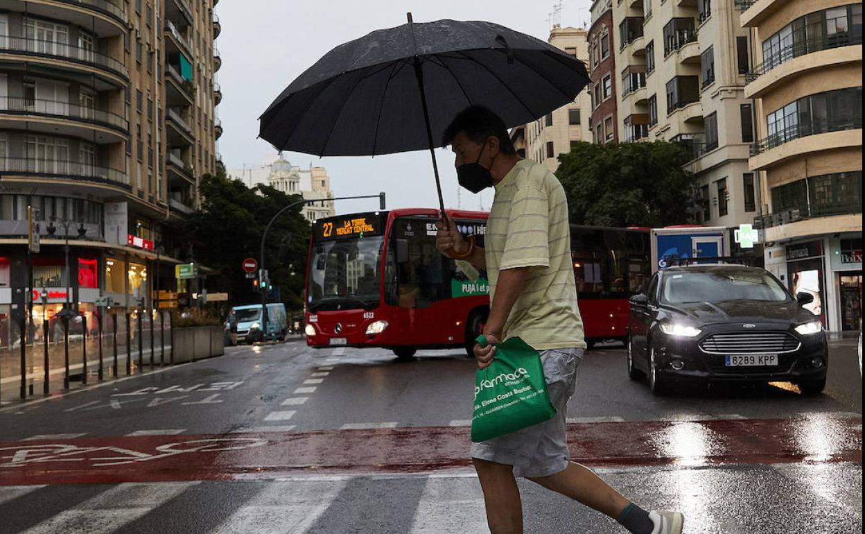 Lluvias en Valencia.