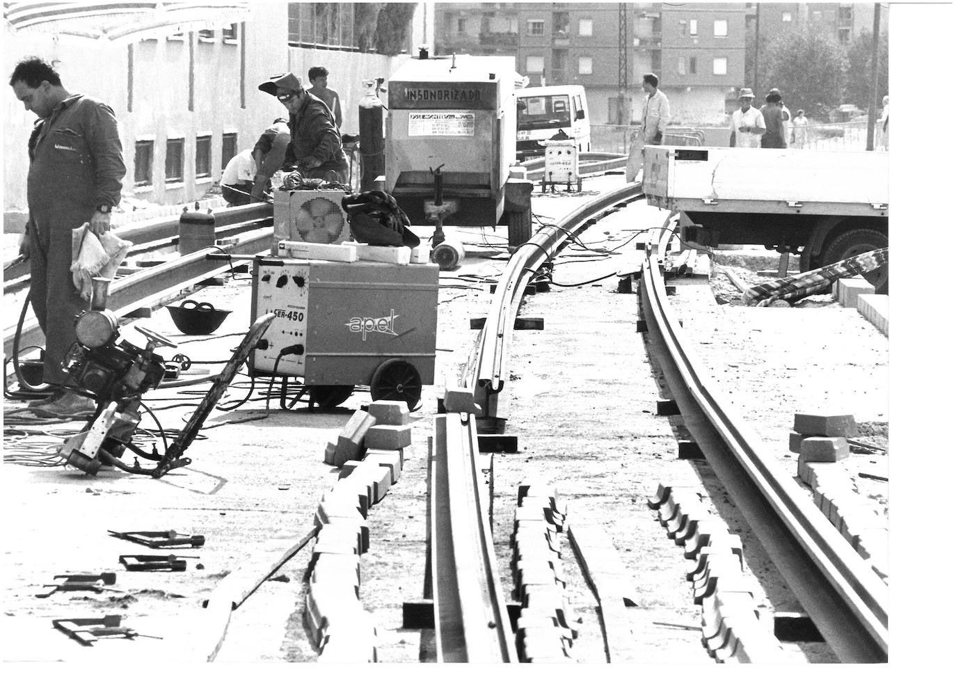 Fotos: Así se construyeron las antiguas líneas de metro de Valencia