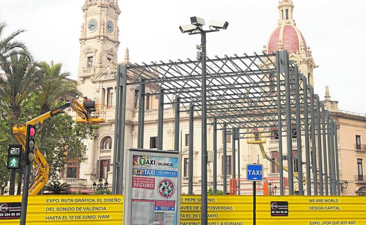 Ágora del diseño en la plaza del Ayuntamiento. 