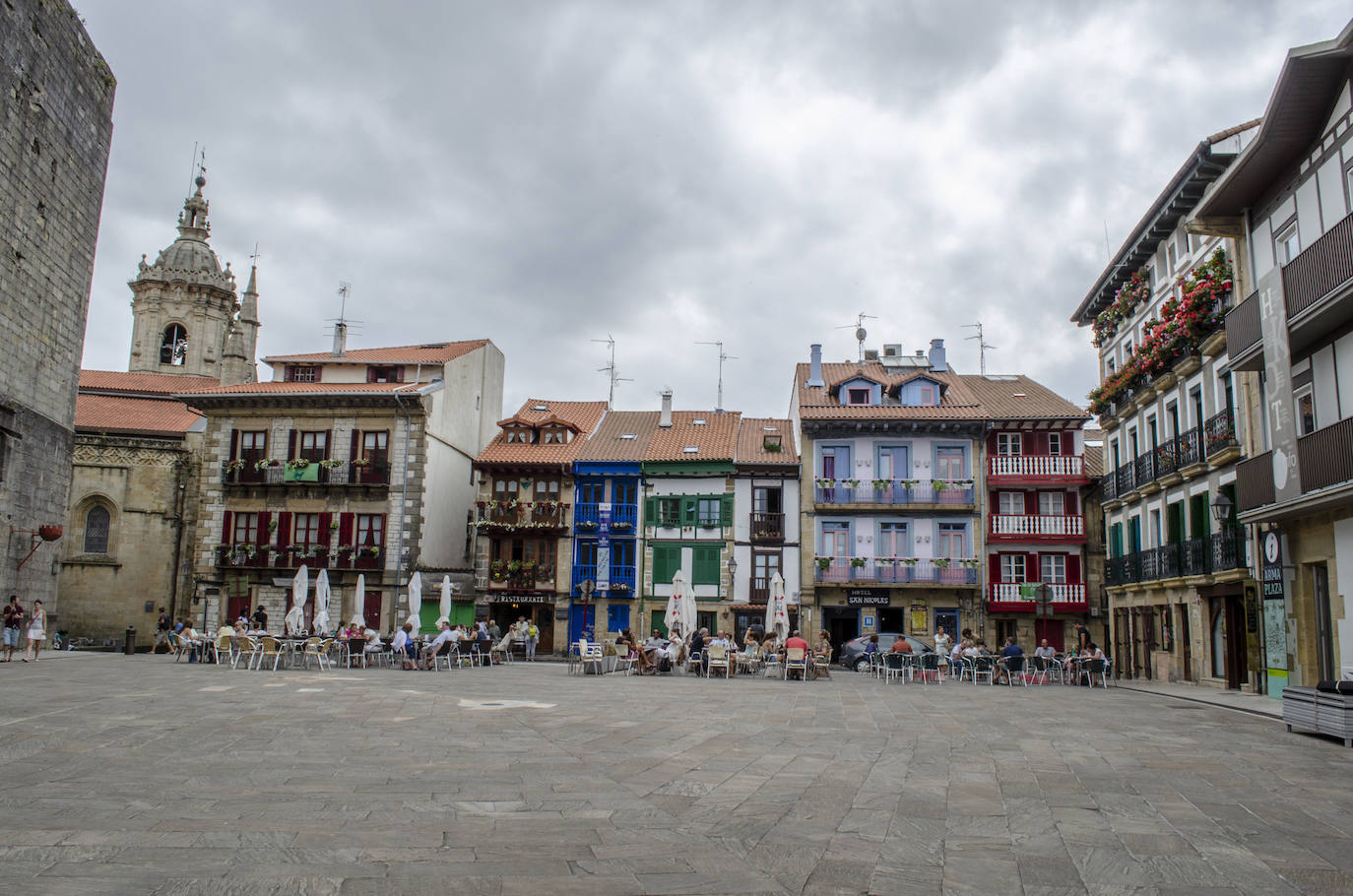 Plaza de Armas, Hondarribia (Guipúzcoa). 