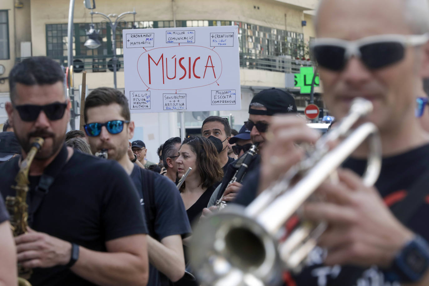 Los profesores se manifiestan contra el borrador que retira la obligatoriedad de la música en el tercer curso de la ESO