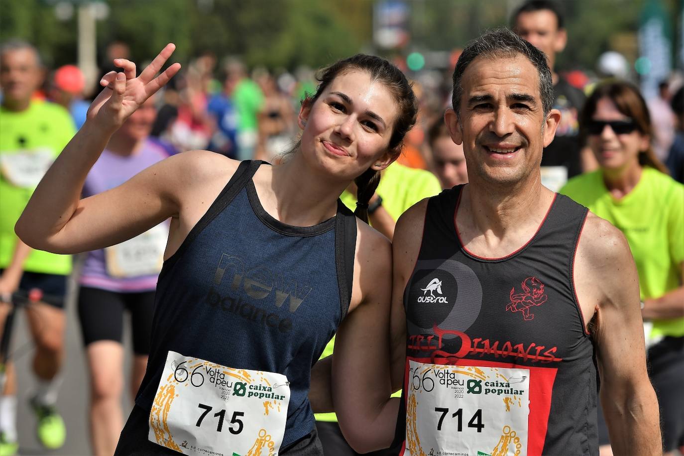 Miles de personas participan en una de las pruebas más esperadas del calendario de carreras populares en Valencia