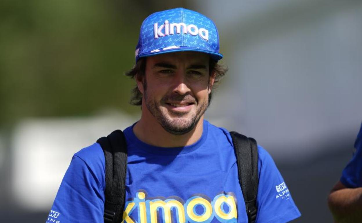 Fernando Alonso, durante el GP de España de Fórmula 1.