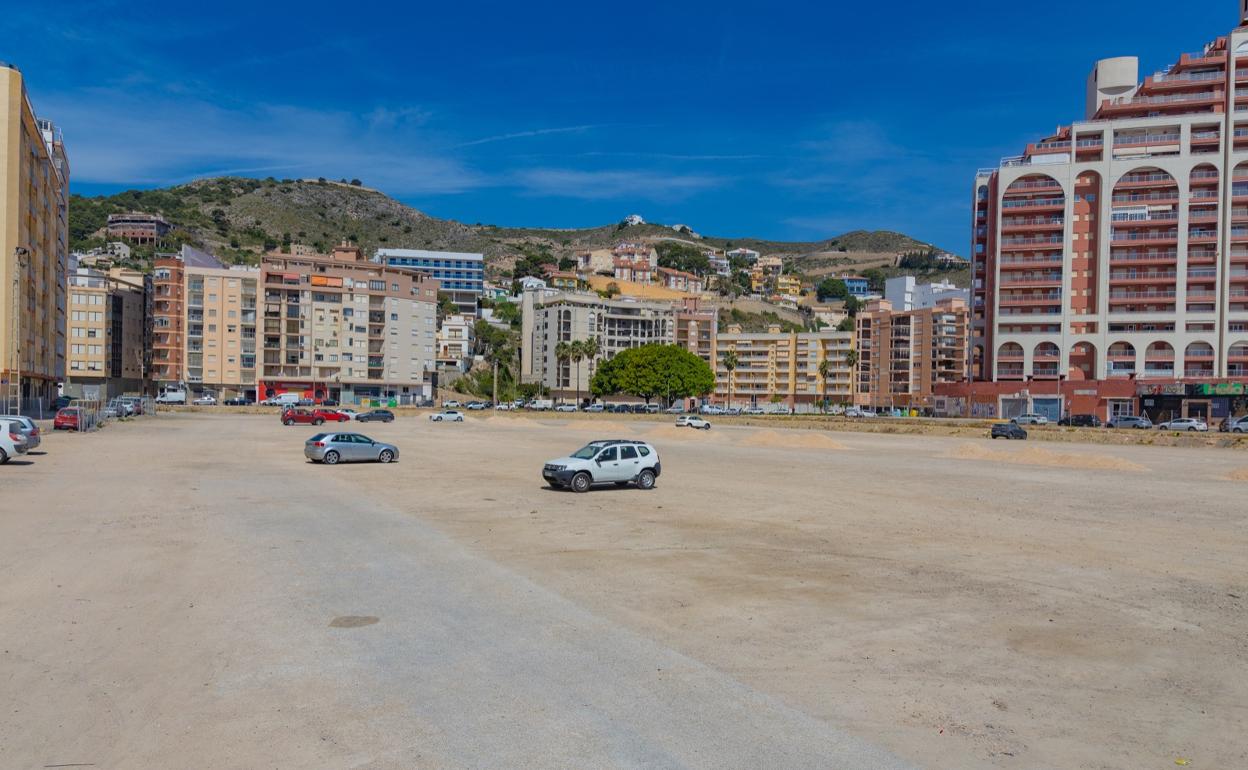 Aparcamiento La Rada en Cullera. 