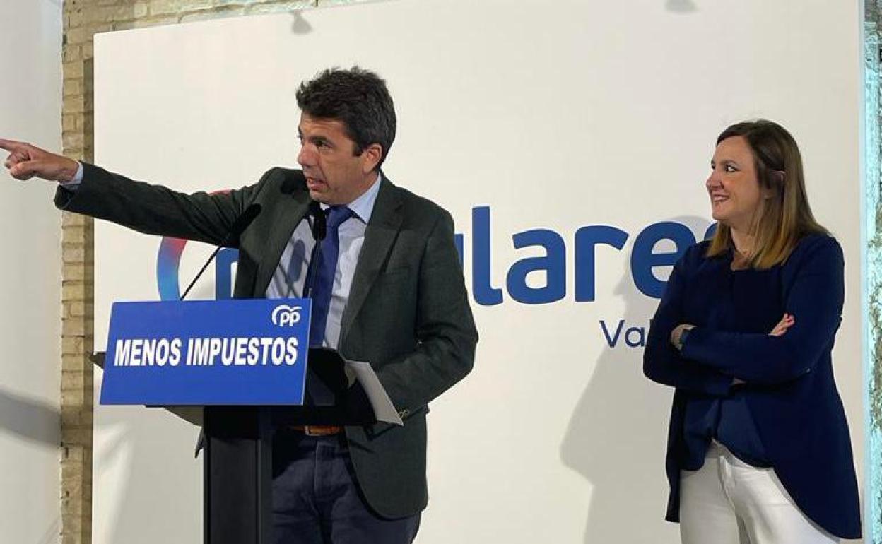 Mazón y Catalá, en un acto del PP. 