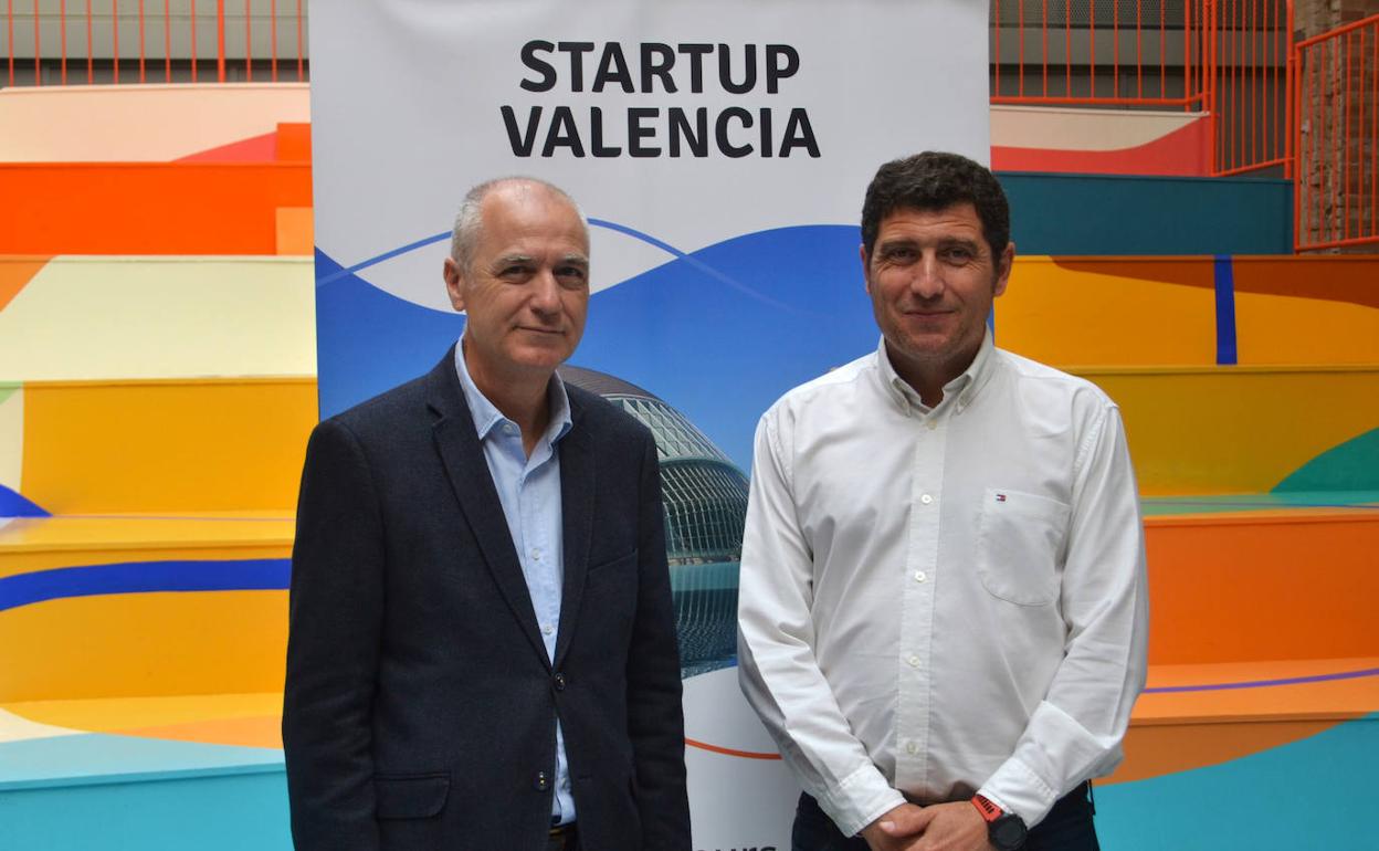 Enrique Soto (Feria Valencia) y Nacho Mas (Startup Valencia). 