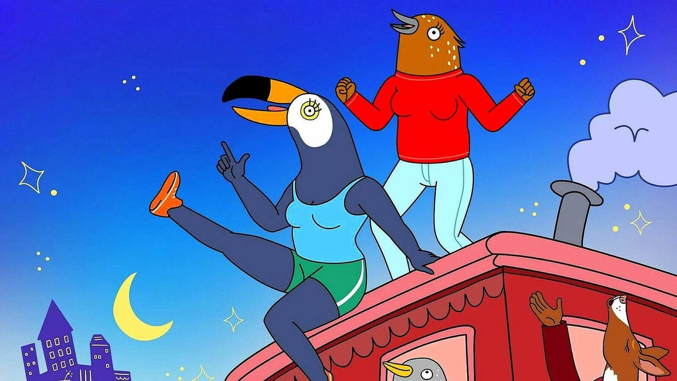 'Tuca & Bertie' | Plataforma: HBO. Estreno: 2º temporada el 24 de junio. Sinopsis: 'Tuca & Bertie' narra en clave de humor las aventuras de dos pájaras amigas y vecinas que se encuentran en la treintena. Así conocemos a Tuca, una tucán que vive sin preocupaciones, y a Bertie, una ruiseñor ansiosa y con ganas de conseguir sus sueños.