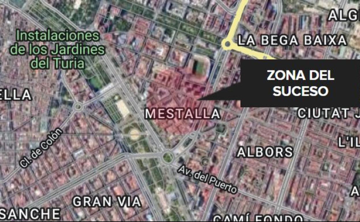 Incendio en Valencia | Un hombre, hospitalizado tras declararse un incendio en la calle Amadeo de Saboya de madrugada
