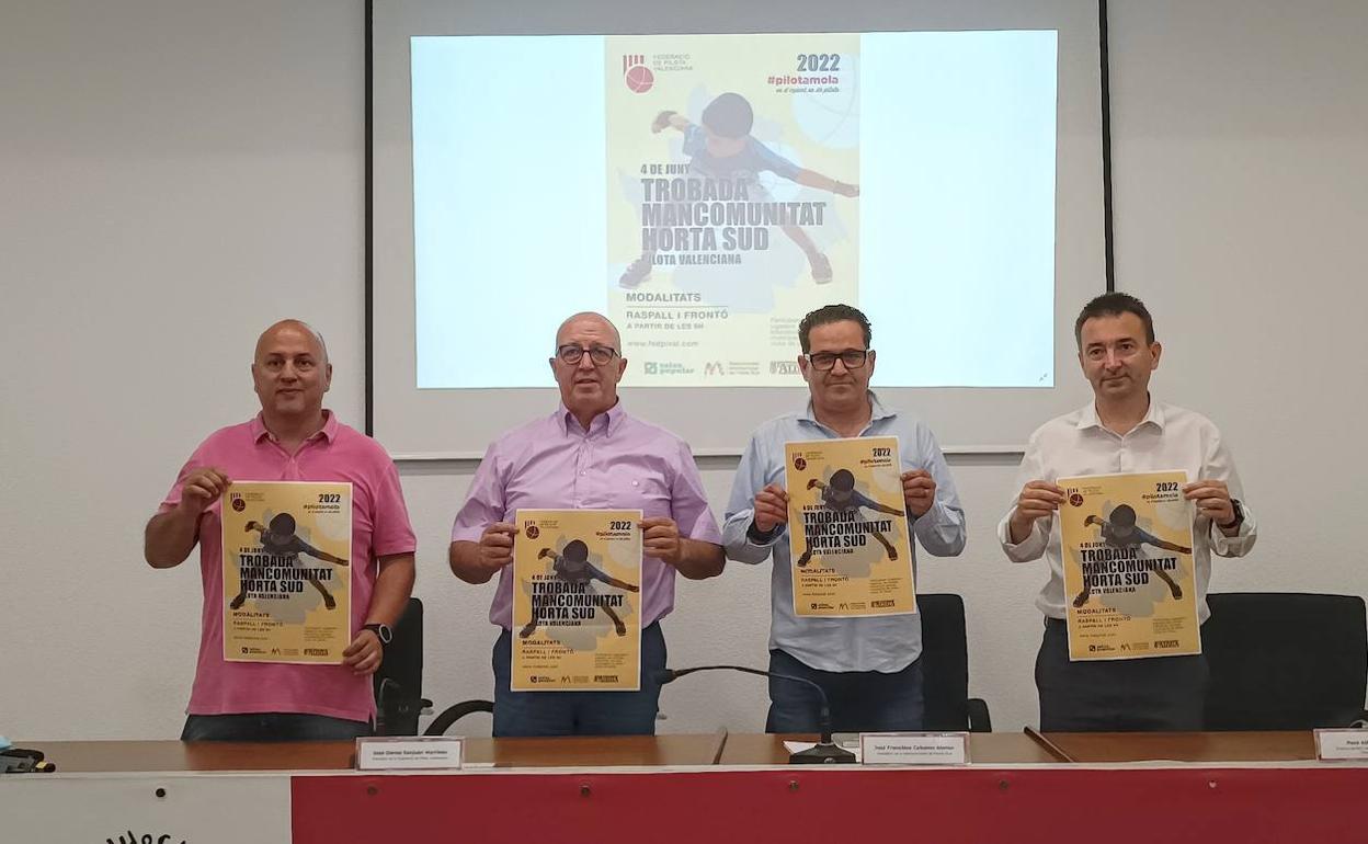 El presidente de la Mancomunitat, José Francisco Cabanes, en la presentación. 