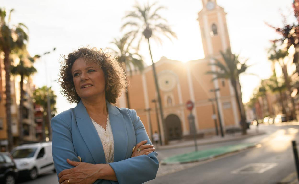 La presidenta y portavoz del PP, Amparo Folgado. 