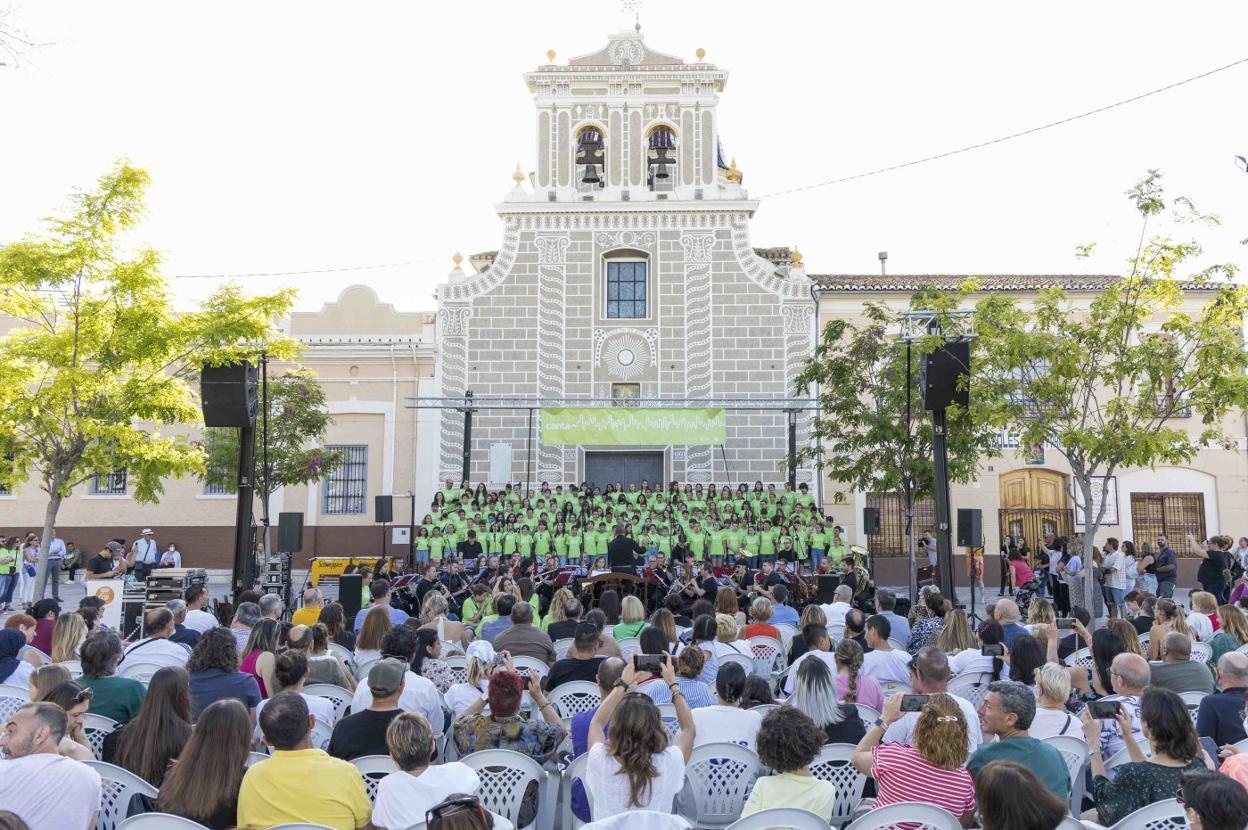 El concierto final en el que participaron los alumnos. LP