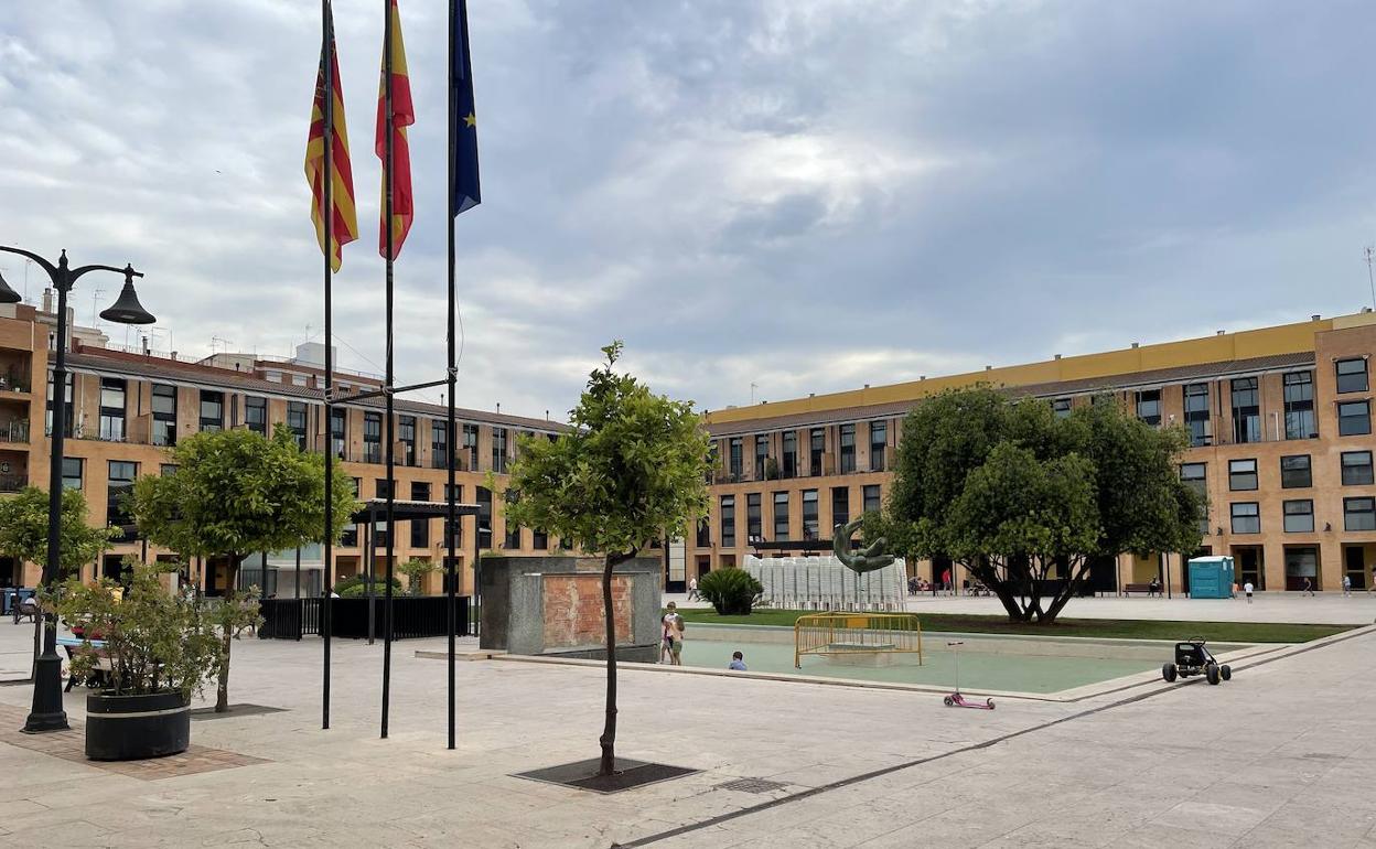 El espacio público de la plaza Mayor. 