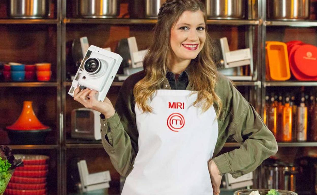 Miri, exconcursante de 'MasterChef'. 