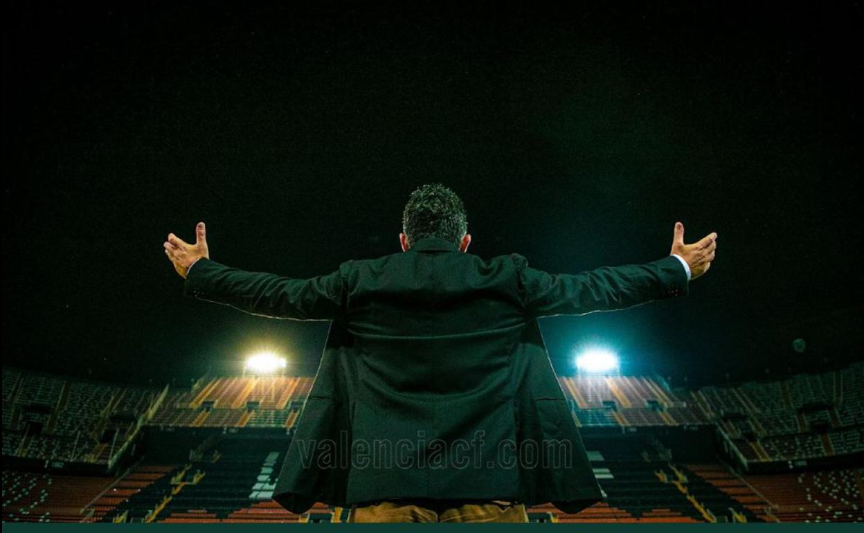 Gattuso, en Mestalla. 